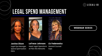 Legal.io Webinar Series: Legal Spend Management