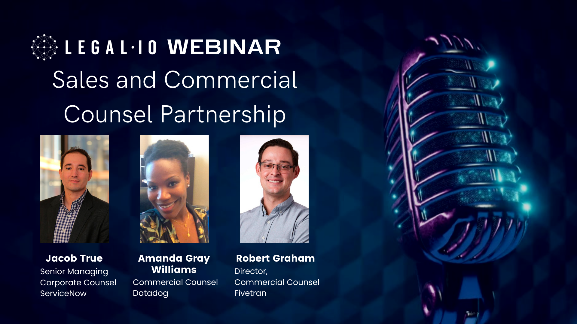 Legal.io Webinar Series: Sales and Commercial Counsel Partnership